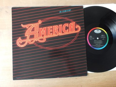 America : America In Concert   GERMANY  LP   Vinyl  mint-