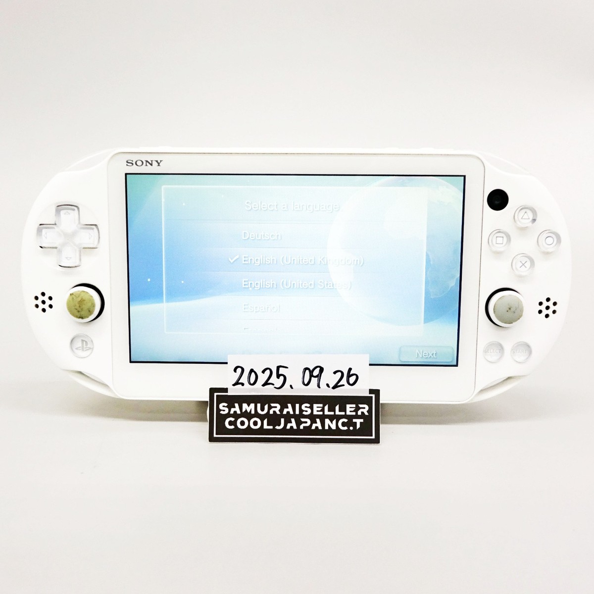 Sony Playstation PS Vita White PCH-2000 ZA12 Wi-Fi Model Console