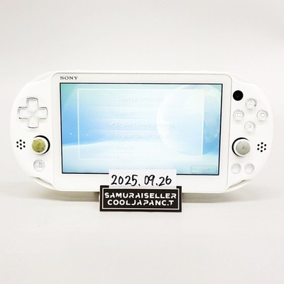 Sony Playstation PS Vita White PCH-2000 ZA12 Wi-Fi Model Console Only PSV Slim