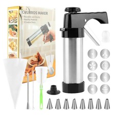 Máquina para hacer churros - Máquina para hacer churros de acero inoxidable profesional con...