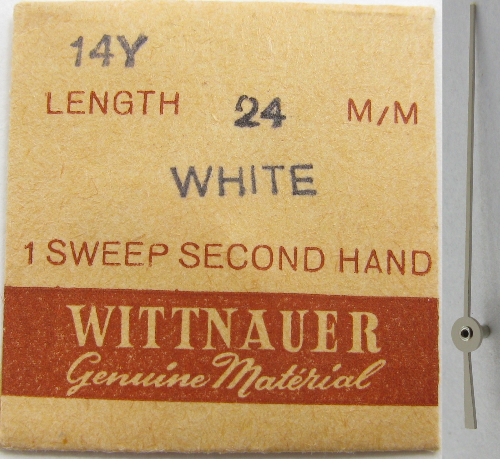 silver second hand 14Y Wittnauer 12 Chronograph mm - vintagewatches.pk