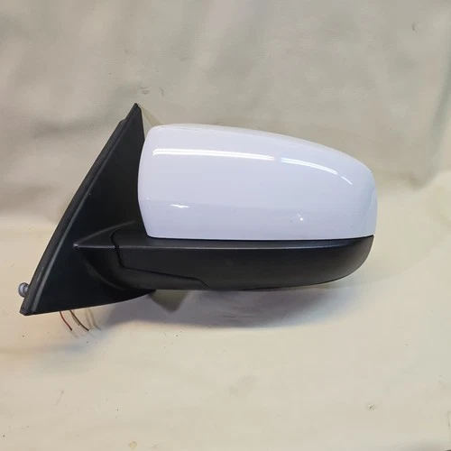 2011-2013 BMW X5 E70 LEFT DRIVER SIDE VIEW POWER HEATED MIRROR W/ CAMERA WHITE