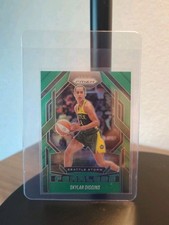 Skylar Diggins 2025 Panini Prizm WNBA Fearless Green Variation #9 Seattle Storm