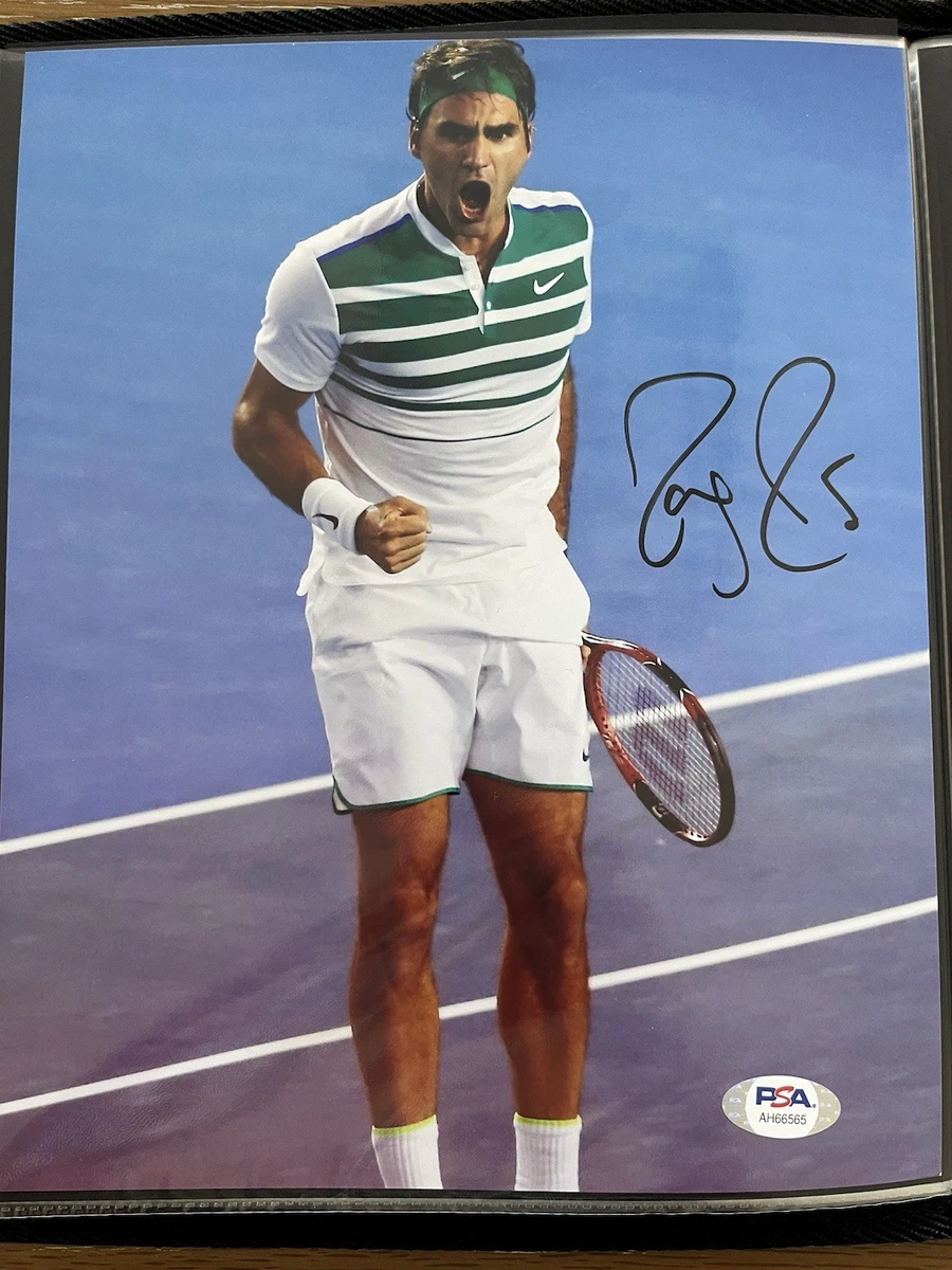 フェデラーAUTGRAPH COLLECTION Las mejores ofertas en Artículos autografiados originales de tenis