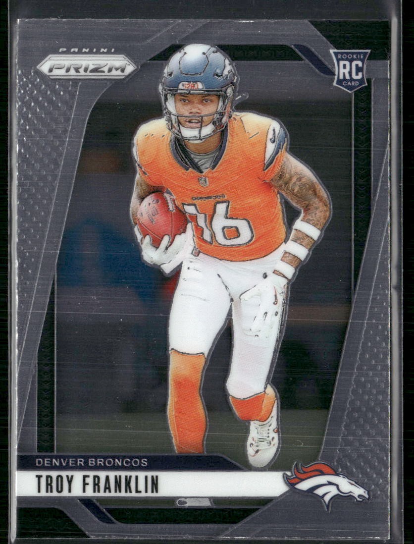 Troy Franklin 2024 Panini Prizm #393 Rookie