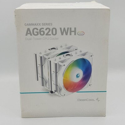 DeepCool GAMMAXX AG620 WH ARGB Dual Tower CPU Cooler White Intel AMD Open Box