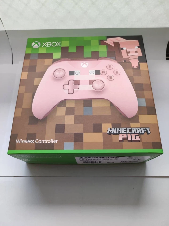 Microsoft Xbox Wireless Controller Minecraft Pig Limited Edition - Pink - Neu - Bild 4 von 4