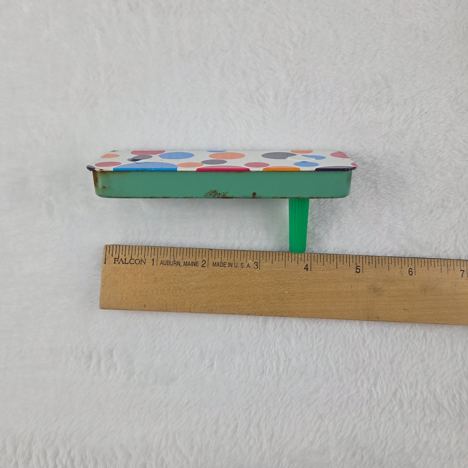 Lot of 2 Vintage Tin Litho Noisemakers – Kirchhof USA & Polka Dot – Working