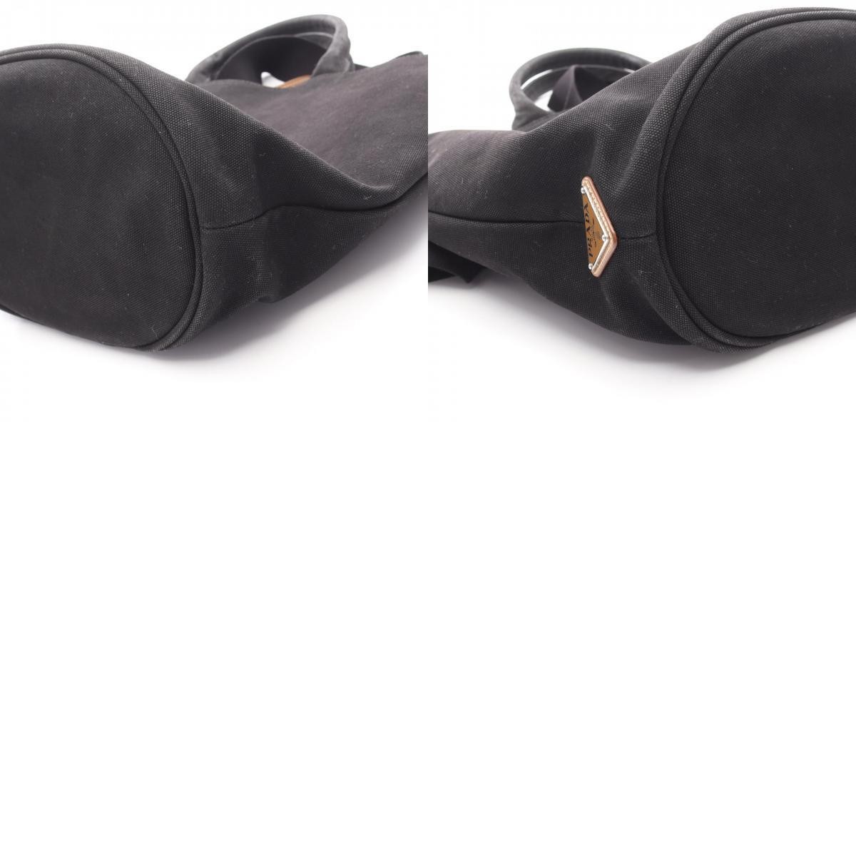 PRADA CANAPA Canvas Handbag Used Ladies from japan thumbnail 10
