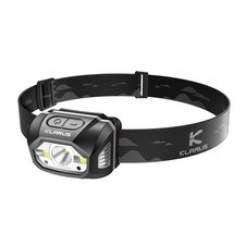 klarus HM1 IPX6 Waterproof Rechargeable Headlamp with Motion Sensor, 70 Hours...