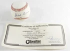 Hank Aaron Autographed Baseball with Gibraltar Trade Center COA