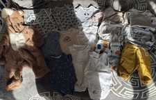 Boys 0-3 months clothing bundle. 16 Items. Job Lot. Including Come Mickey Mouse