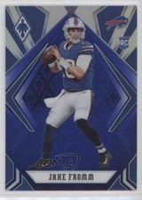 2020 Panini Phoenix Rookies Blue 26/35 Jake Fromm #108 n0c