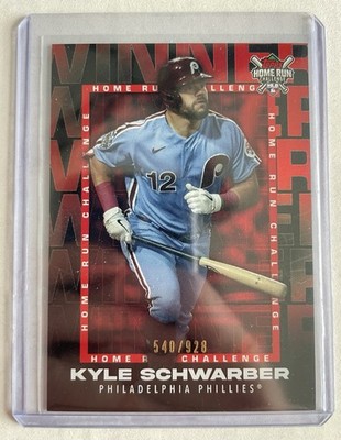 2023 Topps Homerun Challenge Winner /928 Color Match Kyle Schwarber HRCW-3