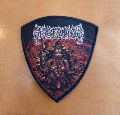 Dissection Maha Kali Black Border Woven Patch