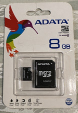 VTG NOS SEALED ADATA MicroSDHC Card - AUSDH8GCL4-RA1