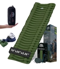 GearDoctors® Ether Ultralight Sleeping Pad 17.5oz Compact Camping Air Mattress