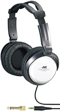 JVC HARX500 Full-size Around Ear Headphone 40mm Neodymium Driver (White) [New He