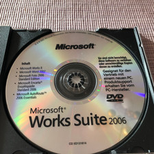 Microsoft Works Suite 2006 mit Key /Lizenz /Code, von Medion