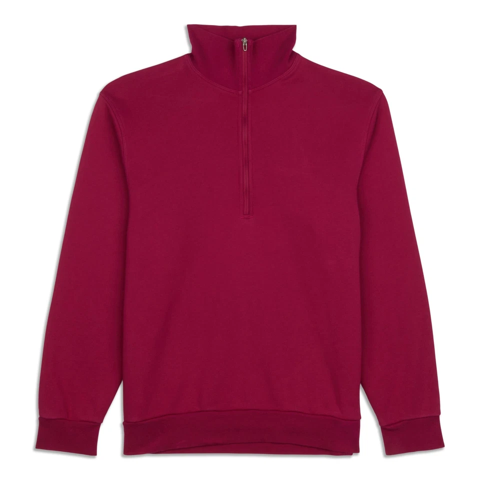 lululemon Men's Casual 1/2 Zip Pullover Size XS Pink