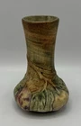 Antique Pottery - Weller Baldin - 1920s 6” Apple Leaf Vase - Signed “B”