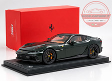 Ferrari 12 Cylinders Panoramic Roof Green British BBR 1/18 P18254H + VET 24PZ