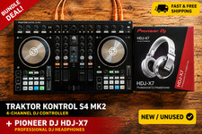 Native Instruments 23666 Traktor Kontrol S4 MK2 DJ Bundle  Pioneer HDJ-X7 New