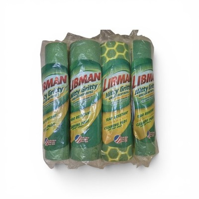 Lot Of 4 - LIBMAN Nitty Gritty Roller Mop Refill - 4 Refills