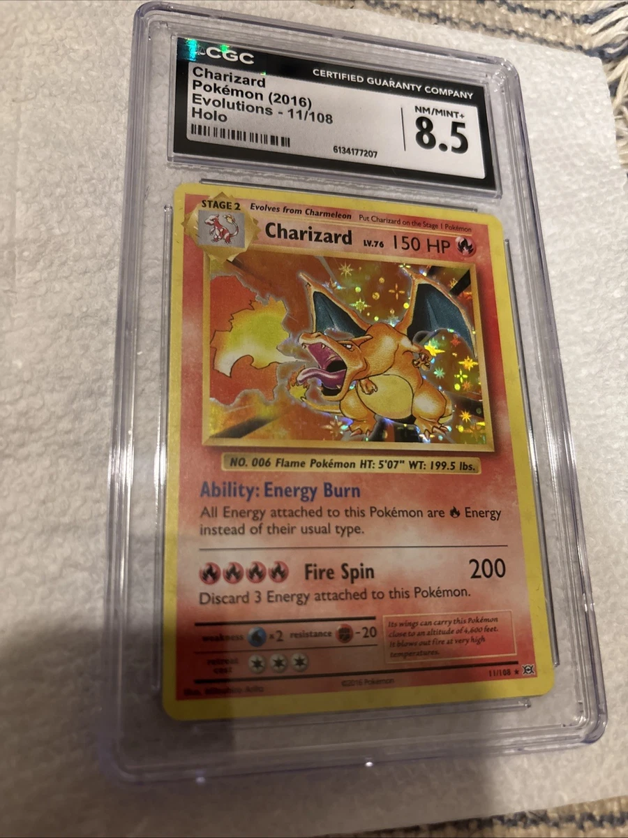 Pokémon TCG Evolutions 8.5 Graded Individual Collectible Card Game