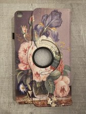 For Samsung Galaxy Tab A 8.0"Flip Tri-fold Rotating Leather Case Stand Cover