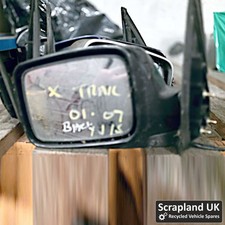 NISSAN X-TRAIL Mk1 T30 2001-2007 Black Passenger Electric Wing Mirror E13010621