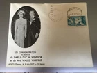 GB STAMPS RARE FIRST DAY COVER 1937 DUKE OF WINDSOR WEDDING DAY TYPE 2