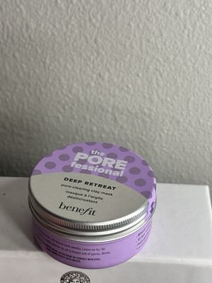 Benefit The PORE-fessional Deep Retreat Pore-Clearing Clay Mask 2.5 oz NWOB