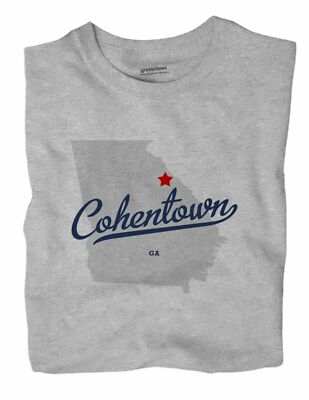 Cohentown Georgia GA T-Shirt MAP