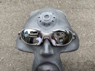 小物 ADSR ROMEO 01 LINEGEAR Liquid Metal - Non-Polarized Lens for Oakley Romeo1