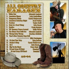 All Country Vol-4 Karaoke CD G 2009/ Luke Bryan,Perry Band,New In plastic