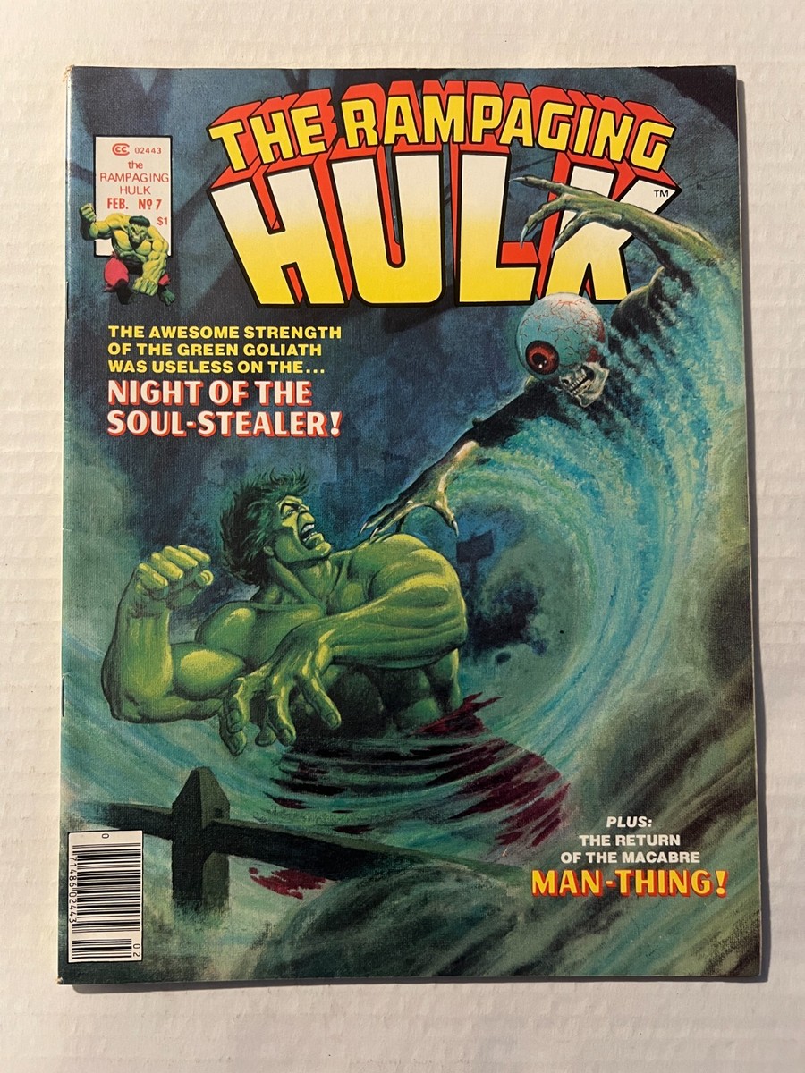 RAMPAGING HULK MAGAZINE #6 MAN-THING BACK-UP STORY JIM STARLIN