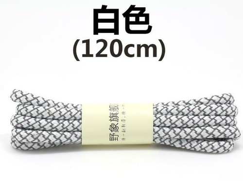 new 1 pair High Quality Round Reflective Shoelaces Athletic shoelace rope - Picture 13 of 31