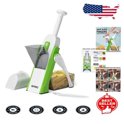 Multi-Functional Mandoline Slicer - 4 Cutting Styles for Easy Meal Prep