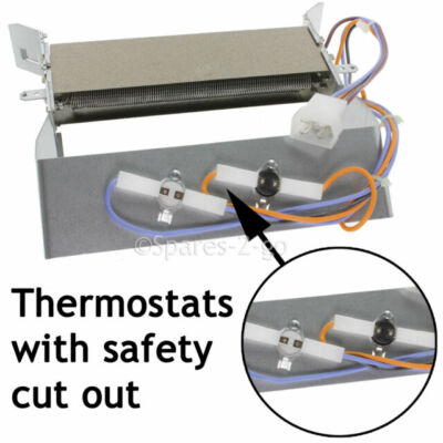 Spares2go 03FME611 Wäschetrockner Heizelement + Thermostate für Indesit...