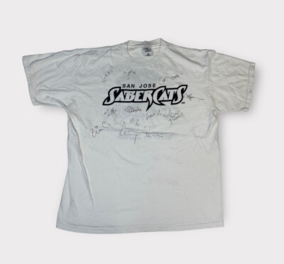 San Jose Sabercats T-Shirt Adult XL White AFL Arena Football