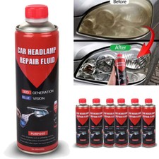 6x Fanali Fari Auto Ricarica Polimero Liquido Blu Lucidatura Ripristino Rinnovo