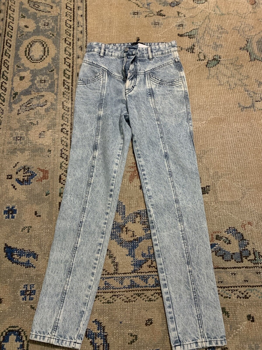 Isabel Marant jeans nwt $400 Size 36 High Rise Acid Wash May Fit