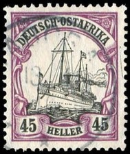 Deutsche Kolonien Ostafrika, 1905, 36, gestempelt