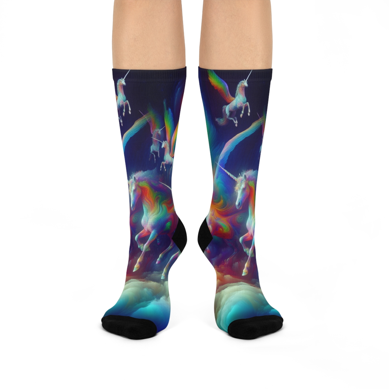 Cushioned Comfort Crew Socks for All-Day Wear-image