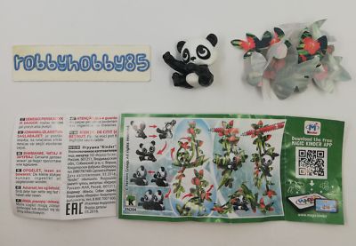 EN204 Panda + Paper (EAC 03.2018) Kinder Surprise Italia 2018/2019 Natoons