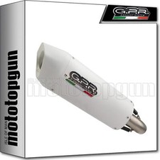 exhaust white aluminium gpr for royal enfield himalayan 410 2021 21 2022 22