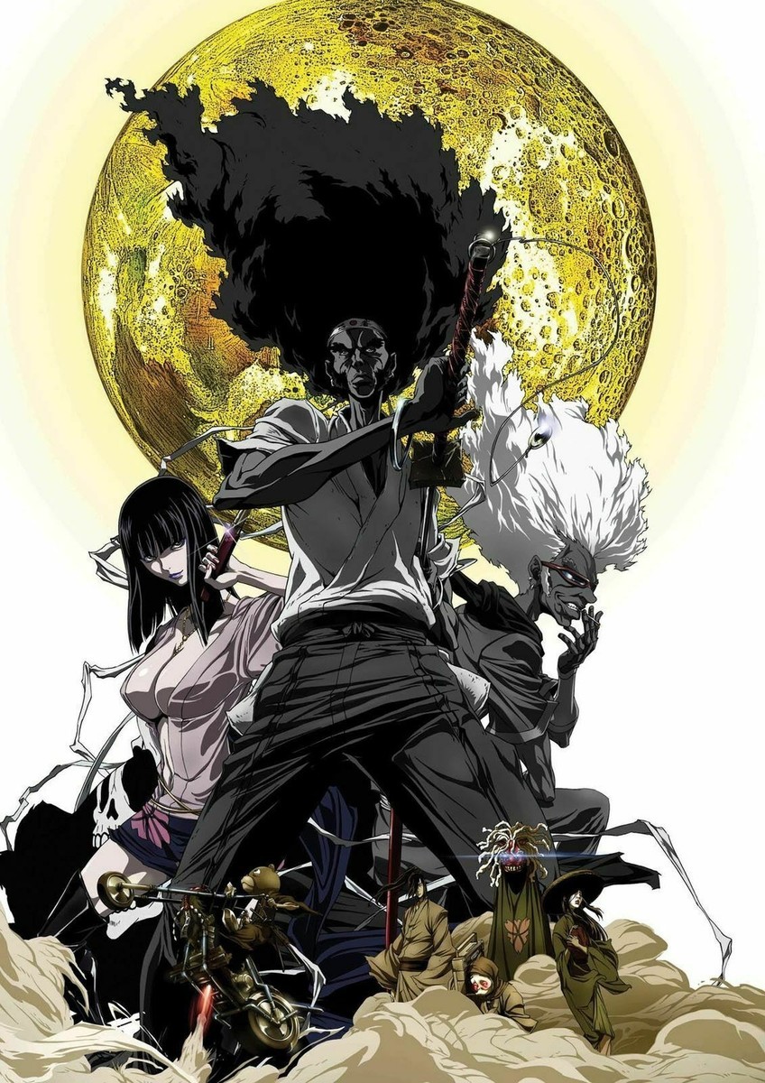 AFRO SAMURAI COOL MANGA ANIME Wall Print Poster 20x30 | eBay
