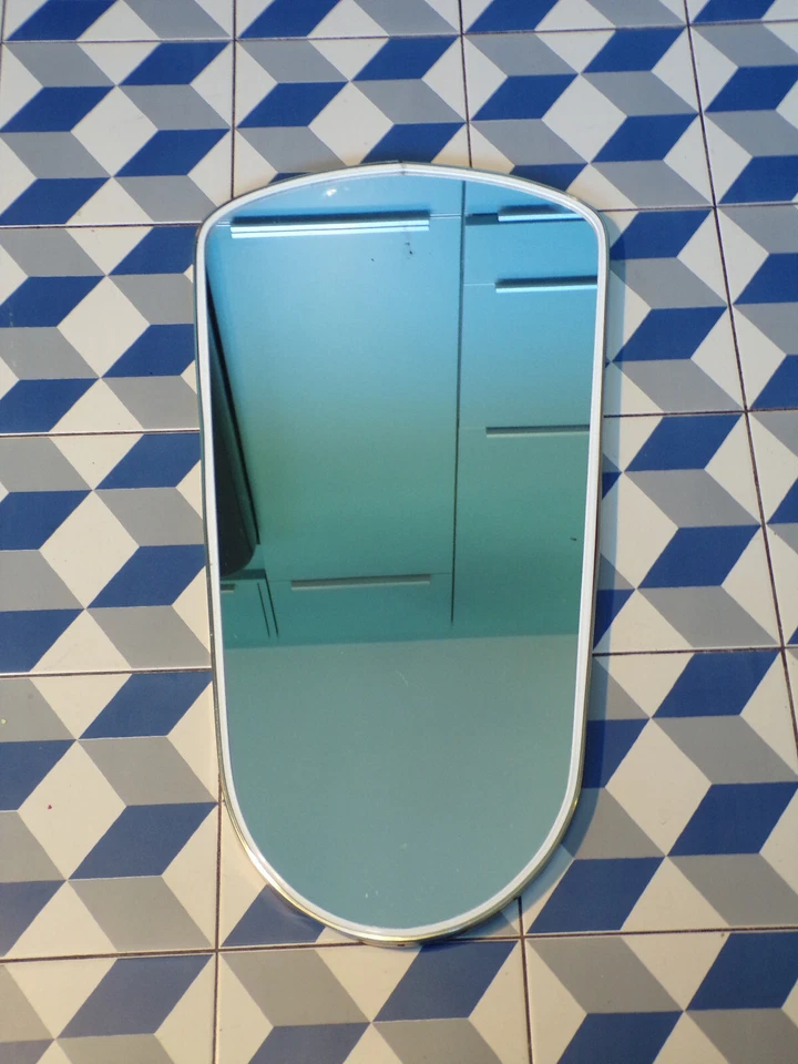 MIROIR-FORME LIBRE-RéTROVISEUR VINTAGE-DESIGN 50 60 70-34X65cm - Photo 2/4