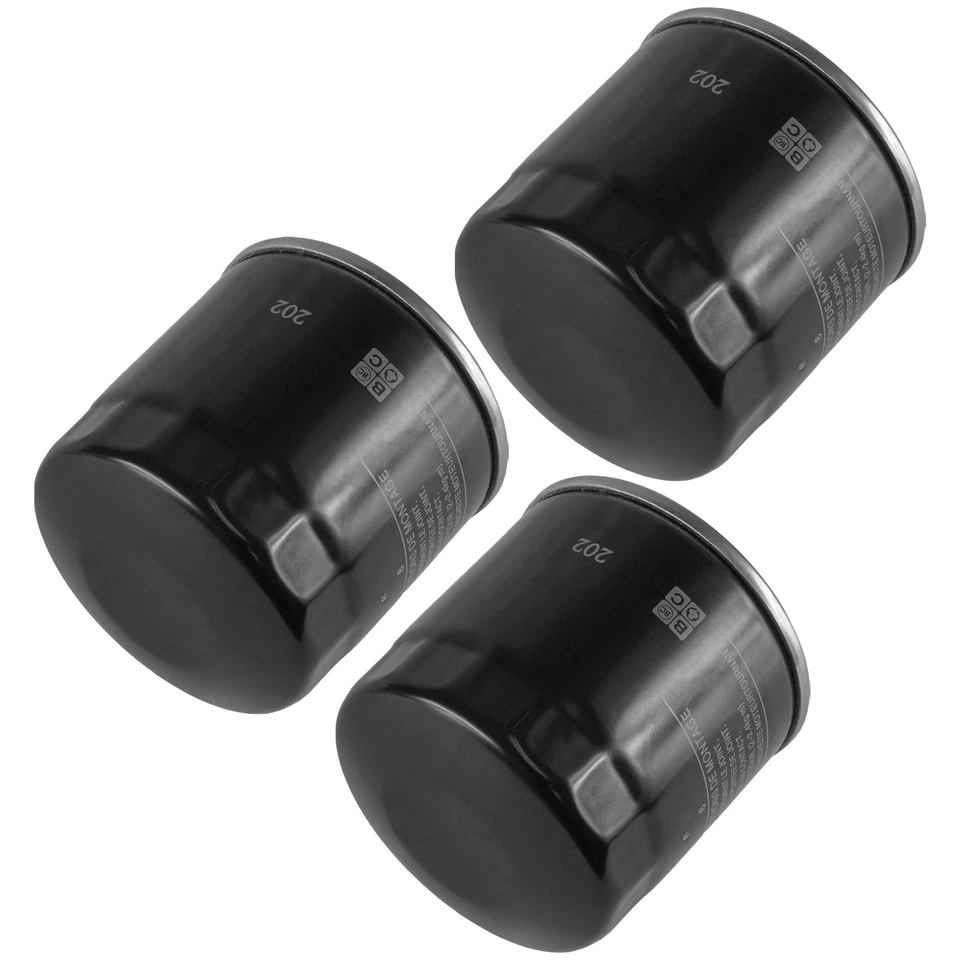 3 Pack Oil Filter for Kawasaki VN1600 Vulcan 1600 Mean Streak Nomad 2003-2008 Foto 3 de 4